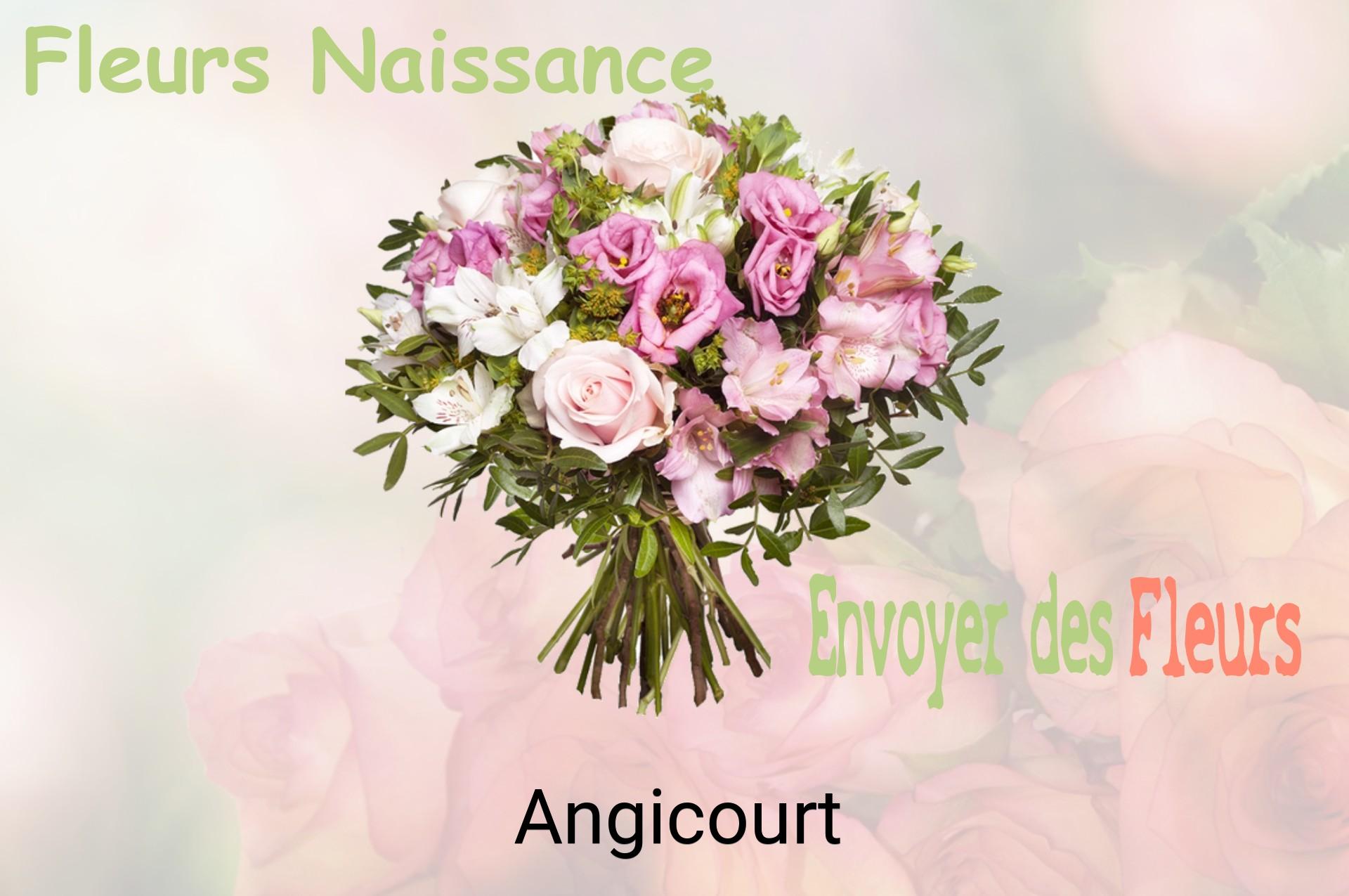 Bouquet de fleurs de naissance livré à Angicourt